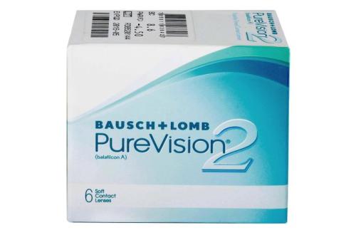 Purevision2 6szt, soczewki kontaktowe, soczewki miesięczne